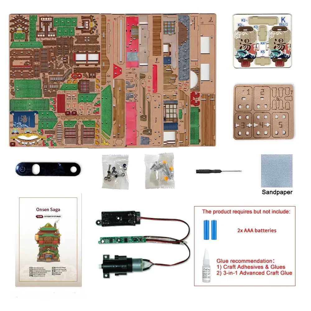 Puzzloria 3D Puzzle Onsen Saga kit