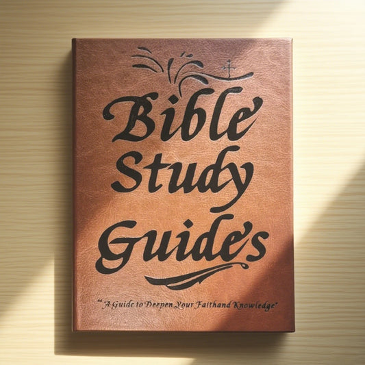 Bible Study Guide Book Learning Plan