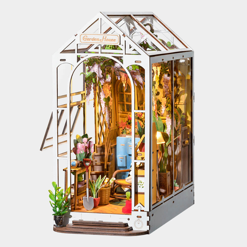 Summer Garden House Book Nook kit