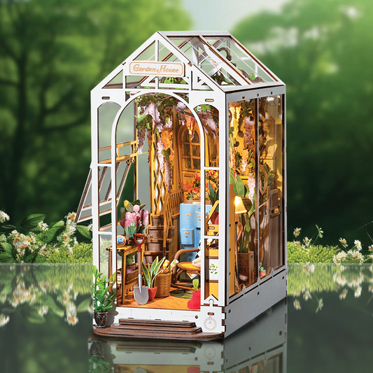Summer Garden House Book Nook kit