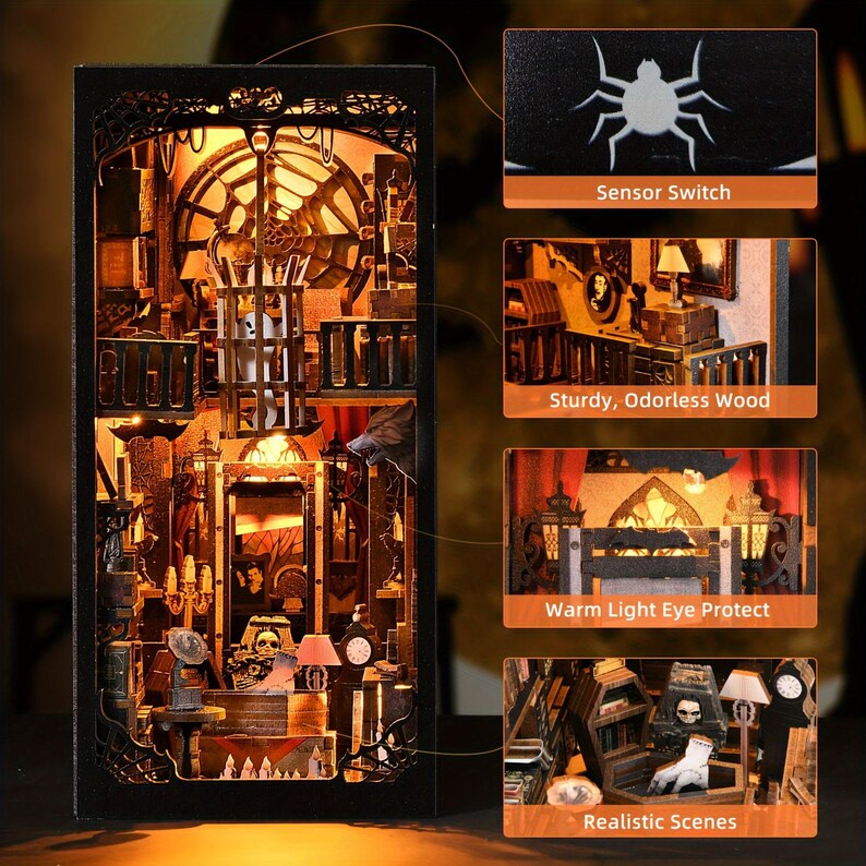 The Gothic Family Book Nook Kit