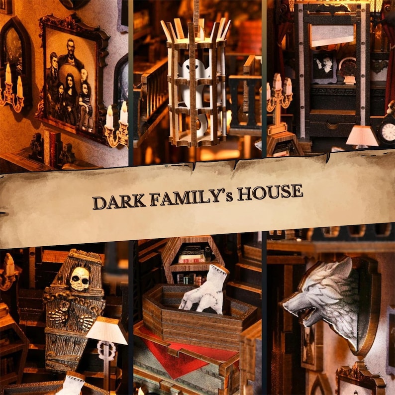 The Gothic Family Book Nook Kit