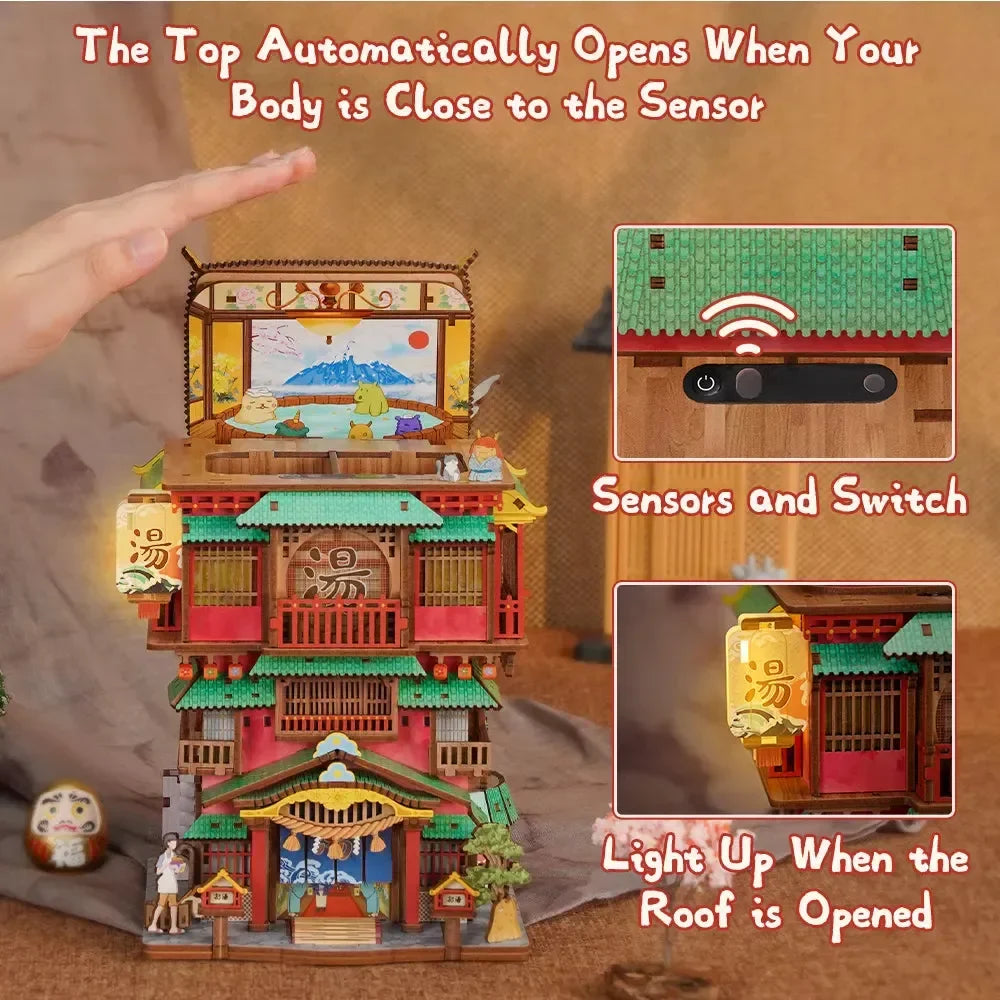 Puzzloria 3D Puzzle Onsen Saga kit